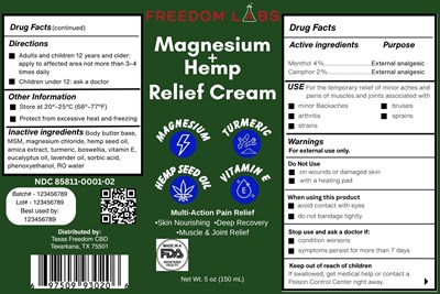 Hemp Pain Cream Label (Hemp Pain Cream (4 X 6 In) (1))
